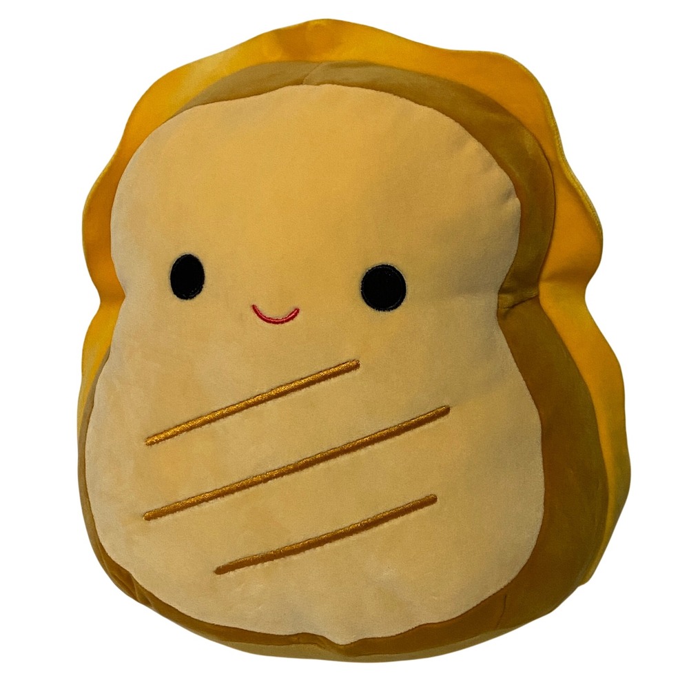 Squishmallows Lil Gouda The Grilled Cheese Plush Sandwich 11" Yellow Foodie 2024
